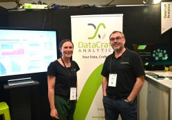 DataCraft Analytics operations manager Rachel Blanch and managing director Jayden Macrae [Image: NZD]