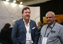 Medtech CEO Geoffrey Sayer and MyPractice founder and Auckland-based specialist GP Ashwin Patel [Image: NZD]