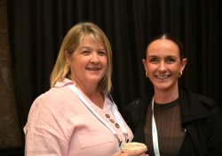 Bush Road Medical Centre practice manager Della-Maree Trask and Comprehensive Care network support services manager Elizabeth Buswell [Image: NZD]