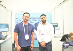 Connected Health Service delivery manager Phuc Nguyen and SOTI manager of enterprise engineering Nik Malik