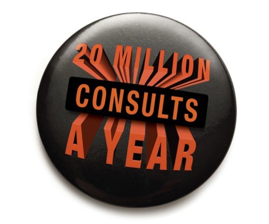 20 million consults a year